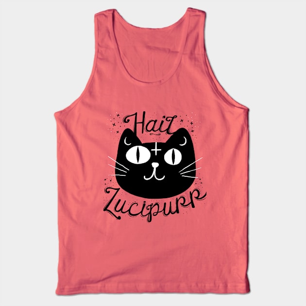 Hail Lucipurr Tank Top by Plan8